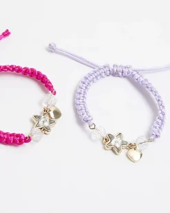 River Island Girls BFF star bracelets< Accessories & Jewellery