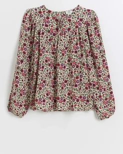 River Island Girls floral blouse< Tops & T-shirts