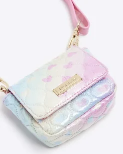 River Island Girls heart quilted cross body bag< Bags & Purses