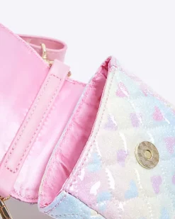 River Island Girls heart quilted cross body bag< Bags & Purses
