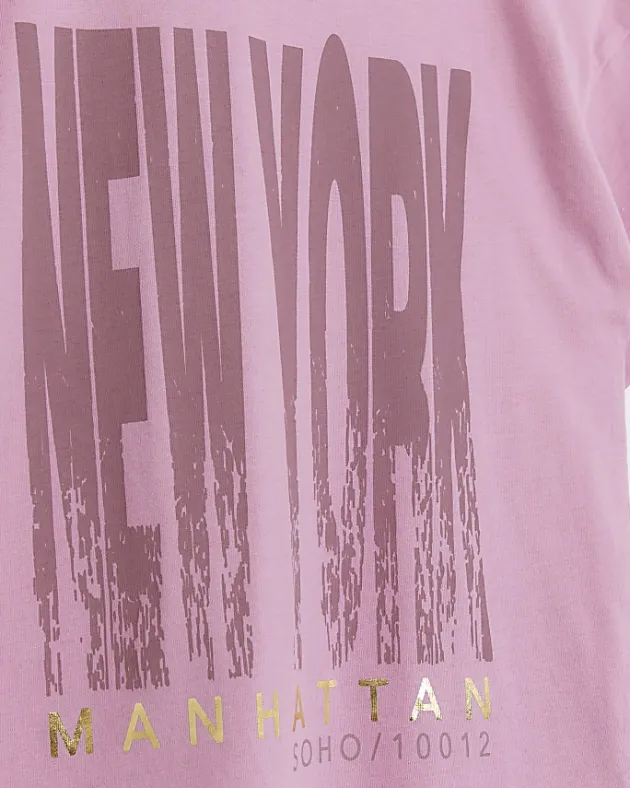 River Island Girls New York graphic t-shirt set< Sets & Outfits