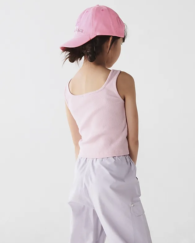 River Island Girls rib embroidered logo crop vest< Tops & T-shirts