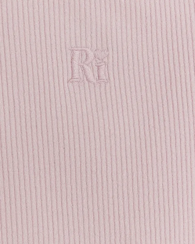 River Island Girls rib embroidered logo crop vest< Tops & T-shirts