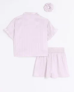 River Island Girls satin stripe short pyjama set< 13 - 16 Yrs