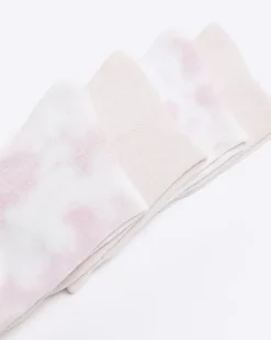 River Island Girls Tie Dye Tube socks 2 Pack< Multipacks
