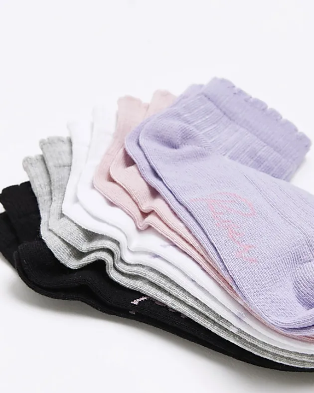 River Island Girls trainer socks 5 pack< Multipacks