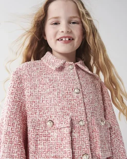 River Island Girls Boucle Crop Jacket< Sets & Outfits