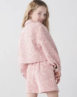 River Island Girls Boucle Crop Jacket< Sets & Outfits