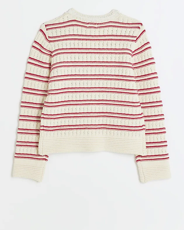 River Island Girls knit striped cardigan< Jumpers & Cardigans