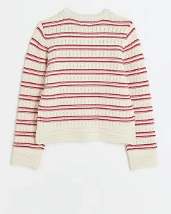 River Island Girls knit striped cardigan< Jumpers & Cardigans