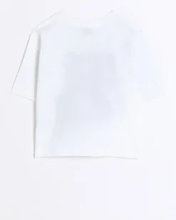 River Island Girls bear graphic print t-shirt< Tops & T-shirts