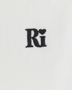 River Island Girls embroidered logo crop t-shirt< Tops & T-shirts