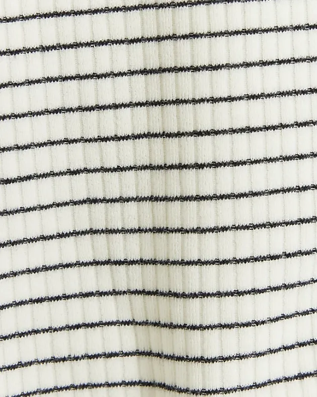 River Island Girls rib stripe high neck tank top< Tops & T-shirts