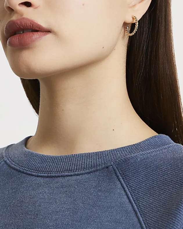 River Island Gold hoop earrings multipack< Jewellery