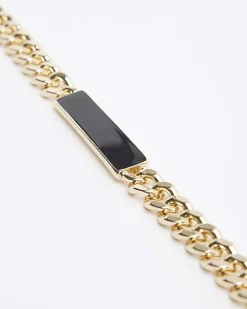 River Island Gold plated chain bar bracelet< Jewellery & Watches