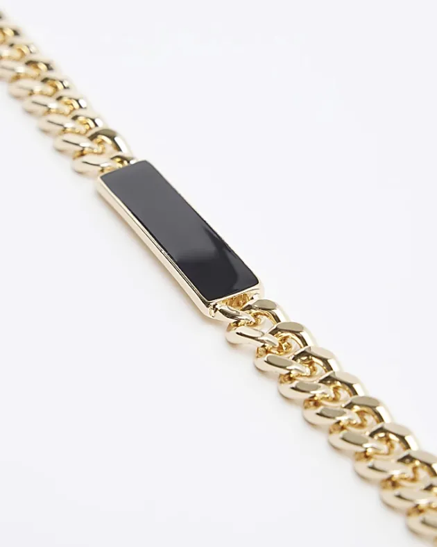 River Island Gold plated chain bar bracelet< Jewellery & Watches