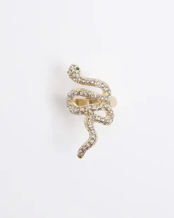 River Island Gold Snake Ring< Jewellery