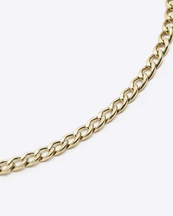 River Island Gold steel chain necklace< Jewellery & Watches