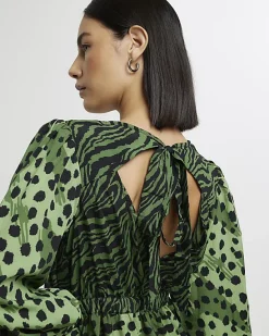 River Island animal print swing midi dress< Dresses