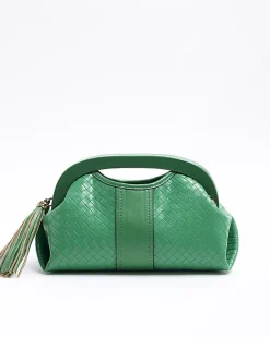 River Island embossed weave clutch bag< Bags, Purses & Luggage
