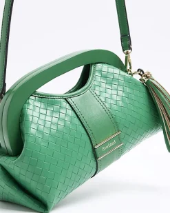 River Island embossed weave clutch bag< Bags, Purses & Luggage