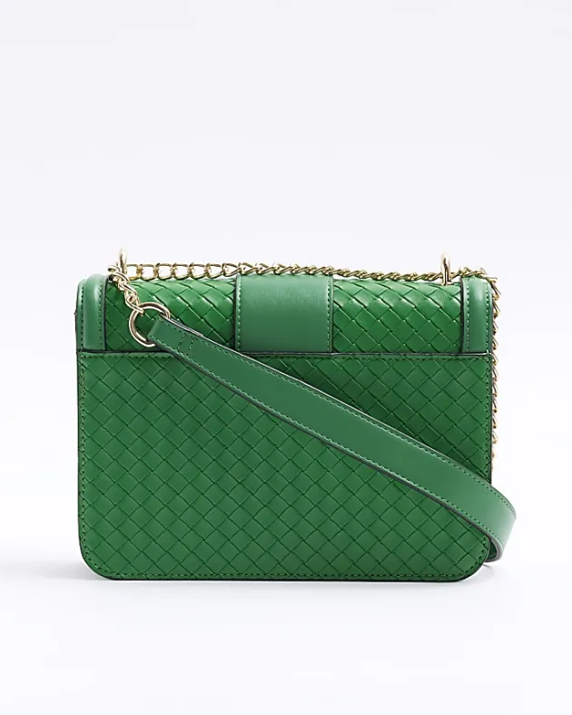 River Island embossed woven satchel bag< Bags, Purses & Luggage
