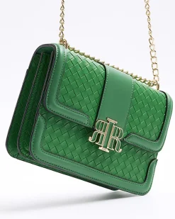 River Island embossed woven satchel bag< Bags, Purses & Luggage