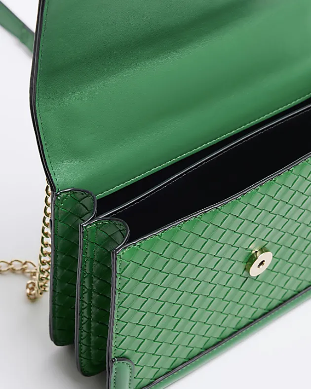 River Island embossed woven satchel bag< Bags, Purses & Luggage