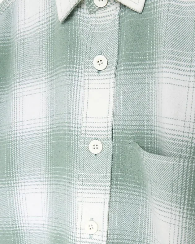 River Island regular fit check long sleeve shirt< Shirts