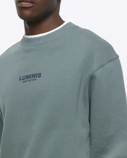 River Island regular fit graphic sweatshirt< Hoodies & Sweatshirts