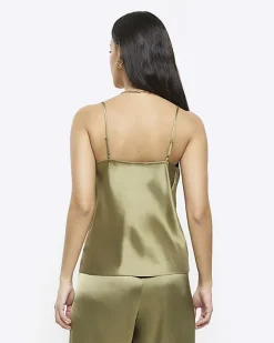River Island satin cowl neck cami top< Co-ord Sets