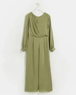 River Island satin open back jumpsuit< Jumpsuits & Playsuits