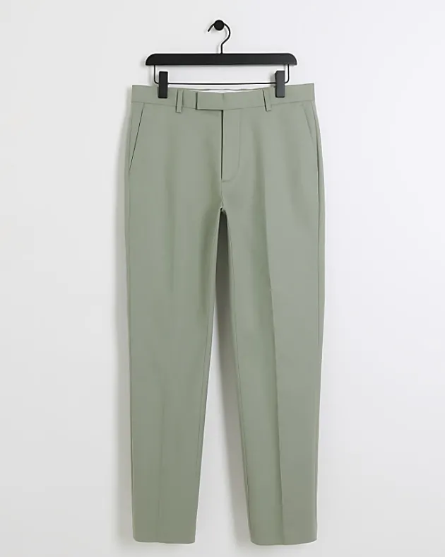 River Island slim fit smart chino trousers< Trousers
