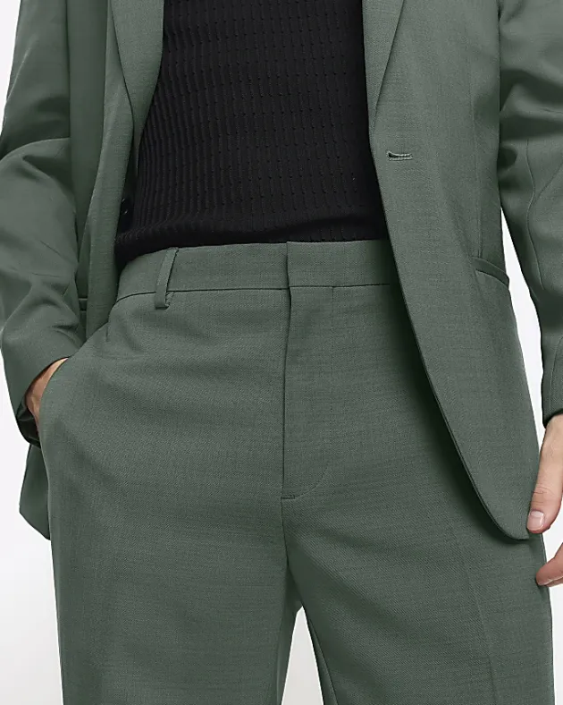 River Island slim fit suit trousers< Big & Tall