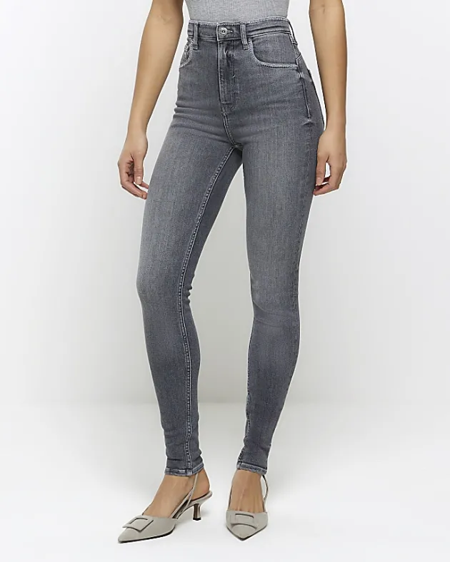 River Island high waisted bum sculpt skinny jeans< Jeans