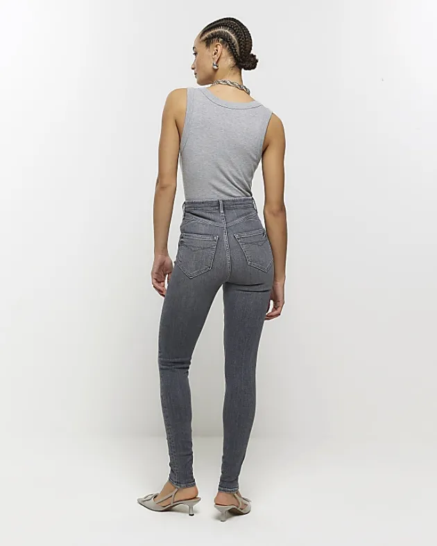 River Island high waisted bum sculpt skinny jeans< Jeans