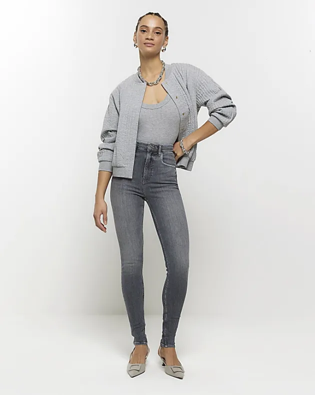River Island high waisted bum sculpt skinny jeans< Jeans