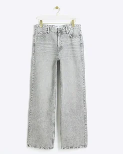 River Island high waisted relaxed straight fit jeans< Jeans