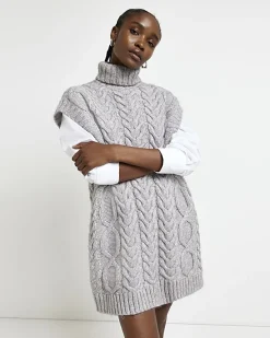 River Island jumper mini shirt dress< Dresses