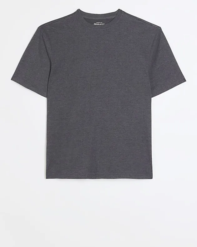 River Island marl regular fit t-shirt< Essentials