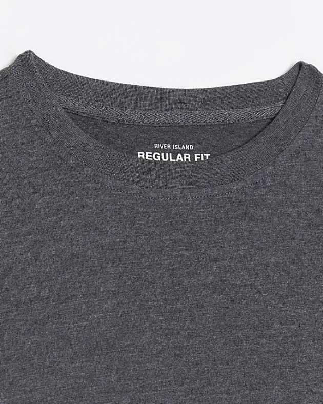 River Island marl regular fit t-shirt< Essentials