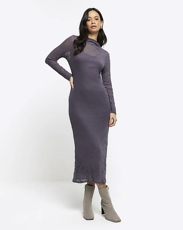 River Island mesh bodycon maxi dress< Dresses