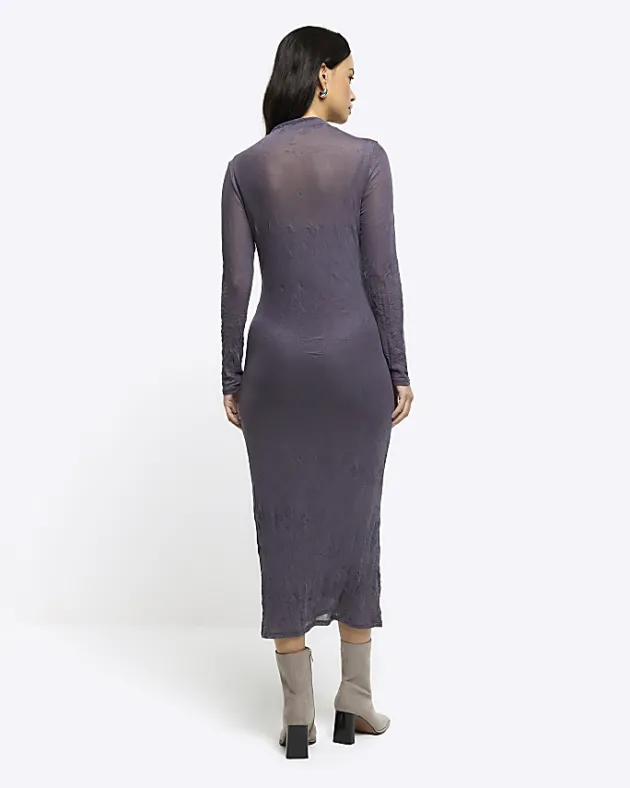 River Island mesh bodycon maxi dress< Dresses