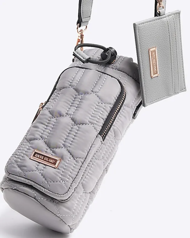 River Island quilted bottle holder bag< Bags, Purses & Luggage
