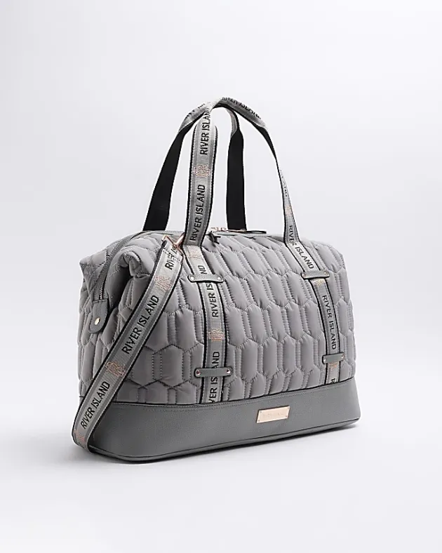 River Island quilted webbing travel bag< Bags, Purses & Luggage