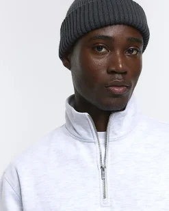 River Island regular fit funnel sweatshirt< Hoodies & Sweatshirts