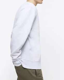 River Island regular fit plain sweatshirt< Hoodies & Sweatshirts