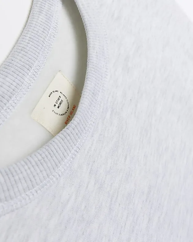 River Island regular fit plain sweatshirt< Hoodies & Sweatshirts