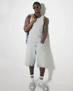 River Island regular fit rib vest< Essentials
