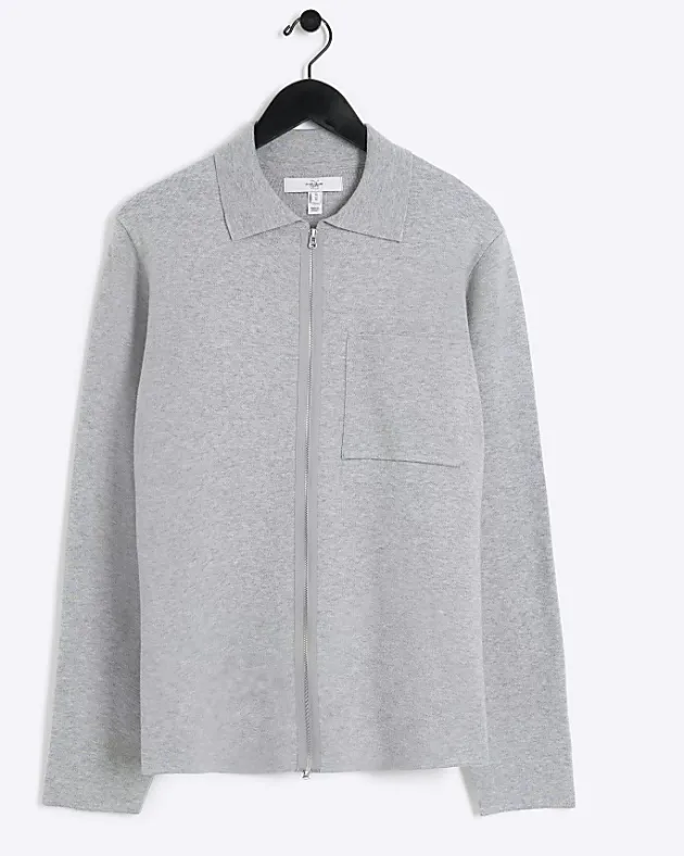 River Island regular fit zip up jumper< Jumpers & Cardigans